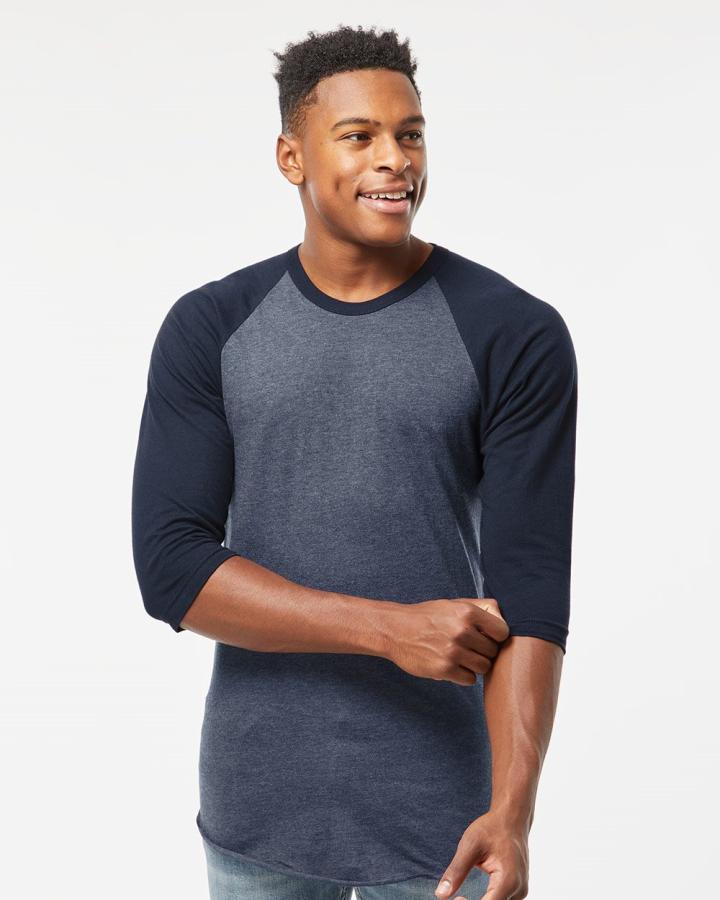 Fine Jersey Raglan T-Shirt - 245-Tultex