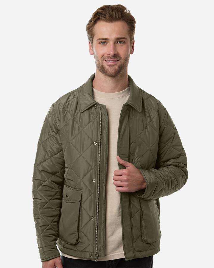 Men‘s Diamond Quilted Jacket - 27713-Weatherproof