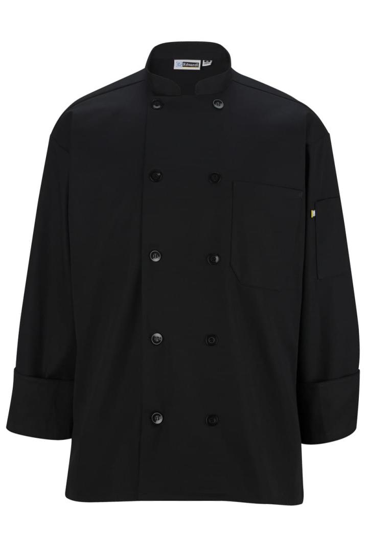 10 BUTTON LONG SLEEVE CHEF COAT - 3301-EdwardsGarment
