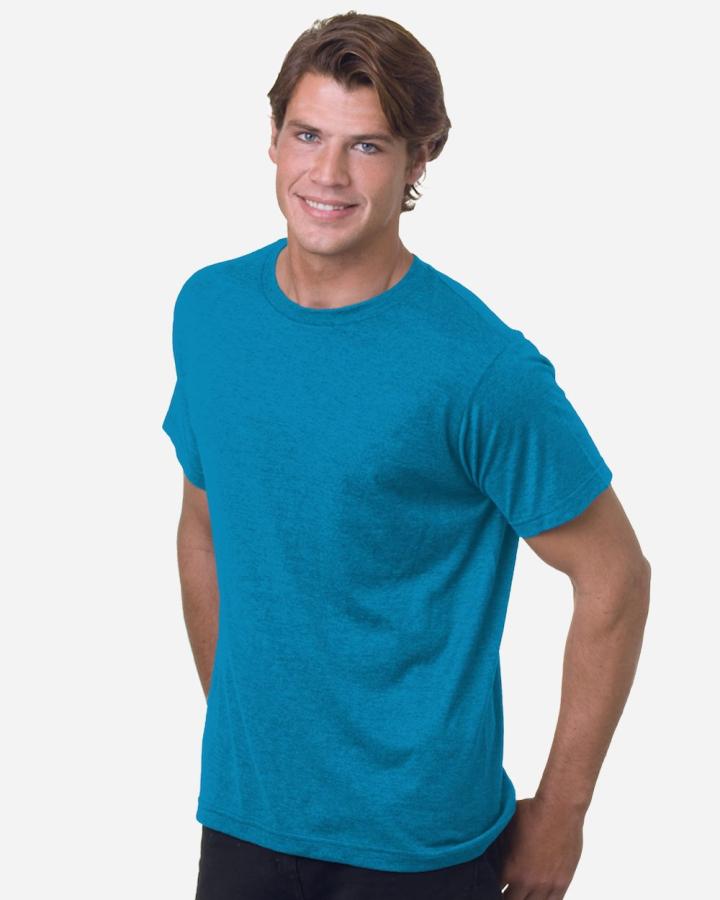 Adult Heather Ring-Spun Jersey T-Shirt - 5010-Bayside