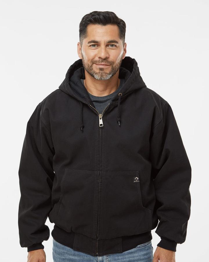 Cheyenne Boulder Cloth Hooded Jacket with Tricot Quilt Lining - 5020-Dri_Duck