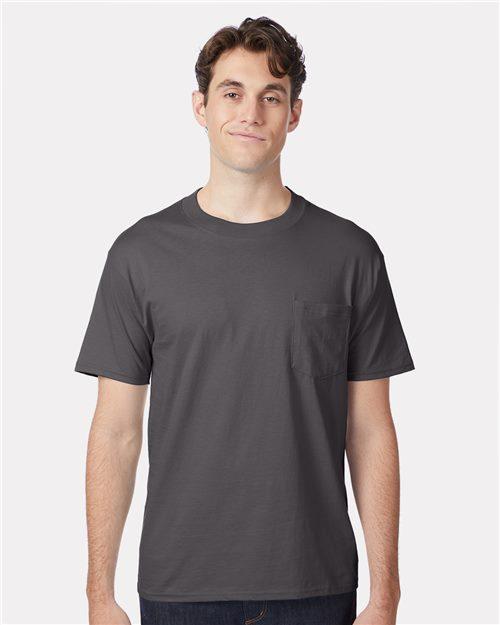 Beefy-T - 100% Cotton T-Shirt with Pocket - 5190-Hanes