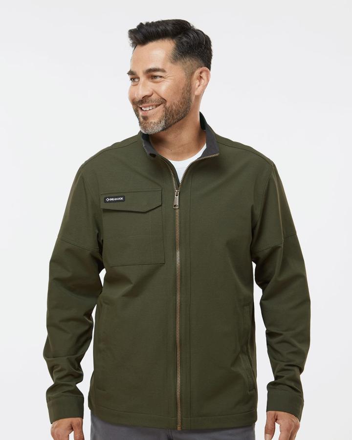 Ace Stretch Woven Soft Shell Jacket - 5327-Dri_Duck