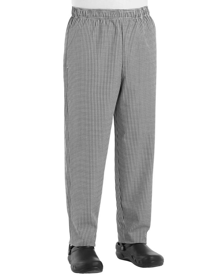 Men‘s Checked Baggy Chef Pant - 5360-ChefDesigns