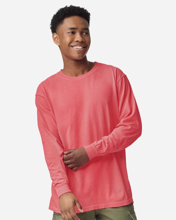 COMFORT COLORS Heavyweight Ring Spun Long Sleeve Tee - 6014-Comfort_Colors