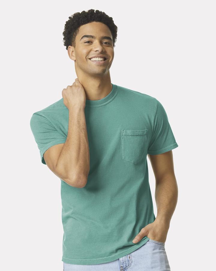 COMFORT COLORS Heavyweight Ring Spun Pocket Tee - 6030-Comfort_Colors