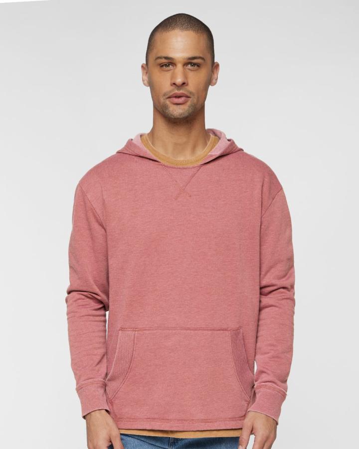 Adult Vintage Wash Fleece Hooded Sweatshirt - 6936-LAT