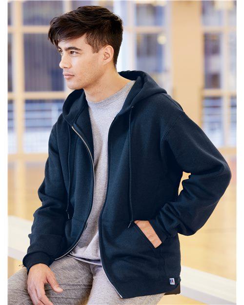 Adult Dri-Power Full-Zip Hooded Sweatshirt - 697HBM-Russell_Athletic