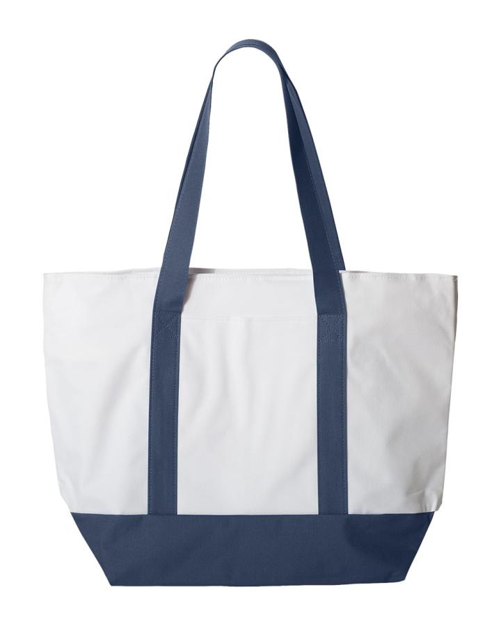 Bay View Giant Zipper Beach Tote - 7006-Liberty_Bags