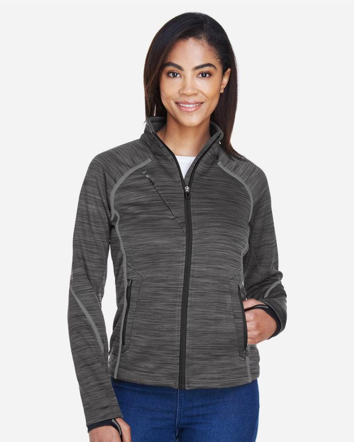 Ladies‘ Flux MÃ©lange Bonded Fleece Jacket - 78697-North_End