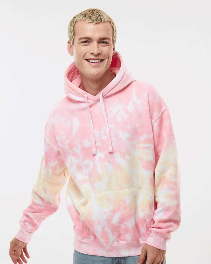 Unisex Tie-Dyed Hooded Sweatshirt - 8777-Colortone