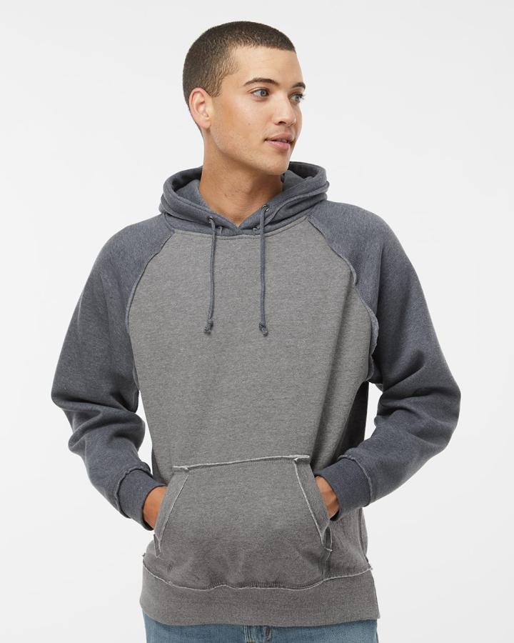 Adult Vintage Heather Pullover Hooded Sweatshirt - 8885-J_America