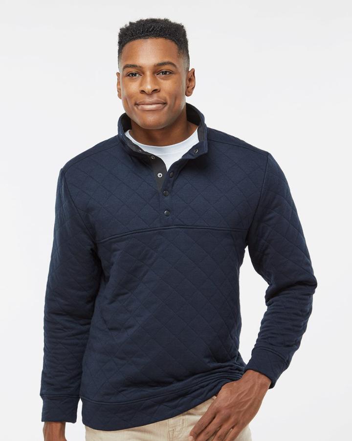Adult Quilted Snap Pullover - 8890-J_America