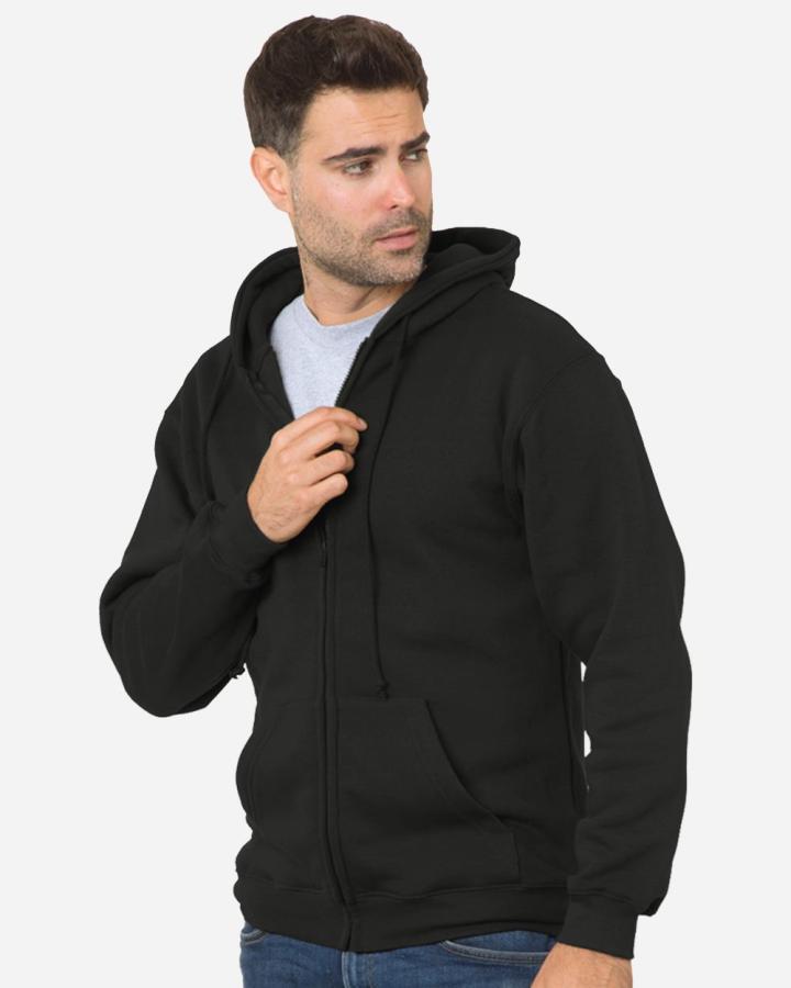 Adult Full-Zip Hooded Sweatshirt - 900-Bayside