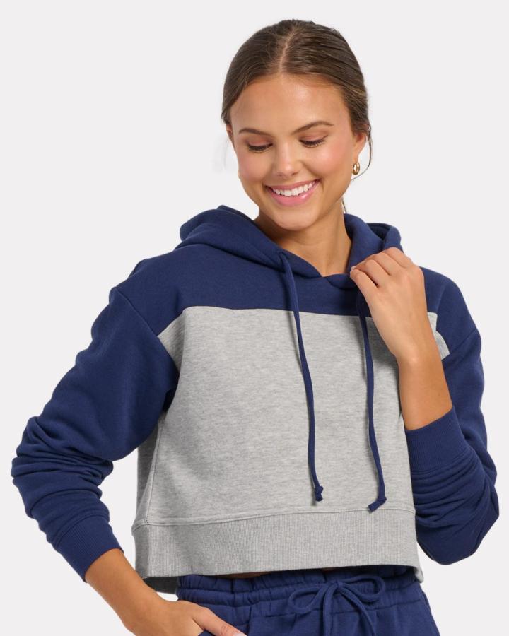 Women‘s Cropped Fleece Hooded Sweatshirt - BW5404-Boxercraft