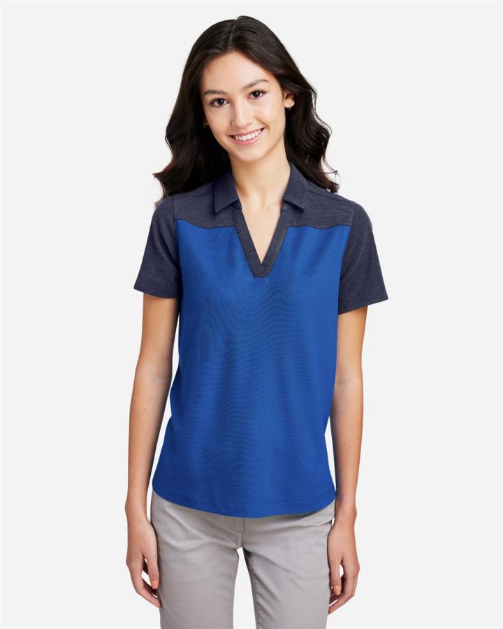 Ladies‘ Fusion ChromaSoft Colorblock Polo - CE112CW-Core365