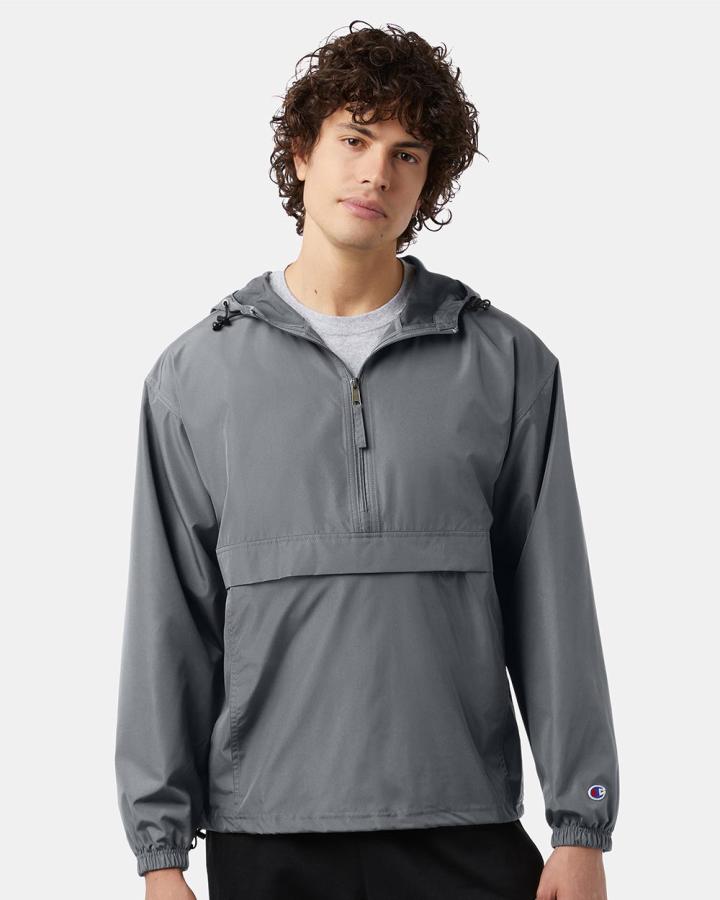 Adult Packable Anorak Quarter-Zip Jacket - CO200-Champion