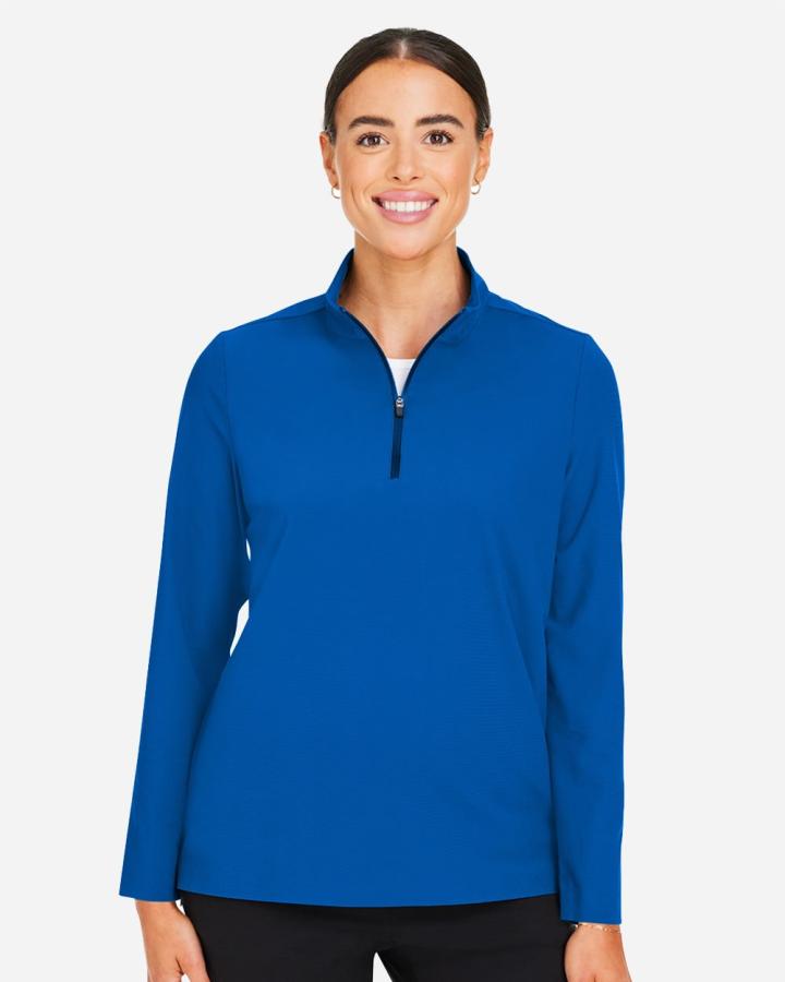 CrownLux Performance Ladies‘ Windsor Welded Quarter-Zip - DG410W-DevonJones