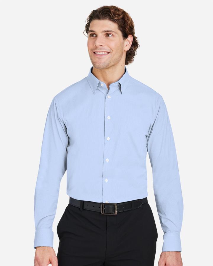 CrownLux Performance Men‘s Microstripe Shirt - DG537-DevonJones