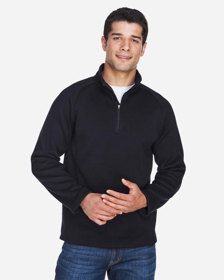 Adult Bristol Sweater Fleece Quarter-Zip - DG792-DevonJones
