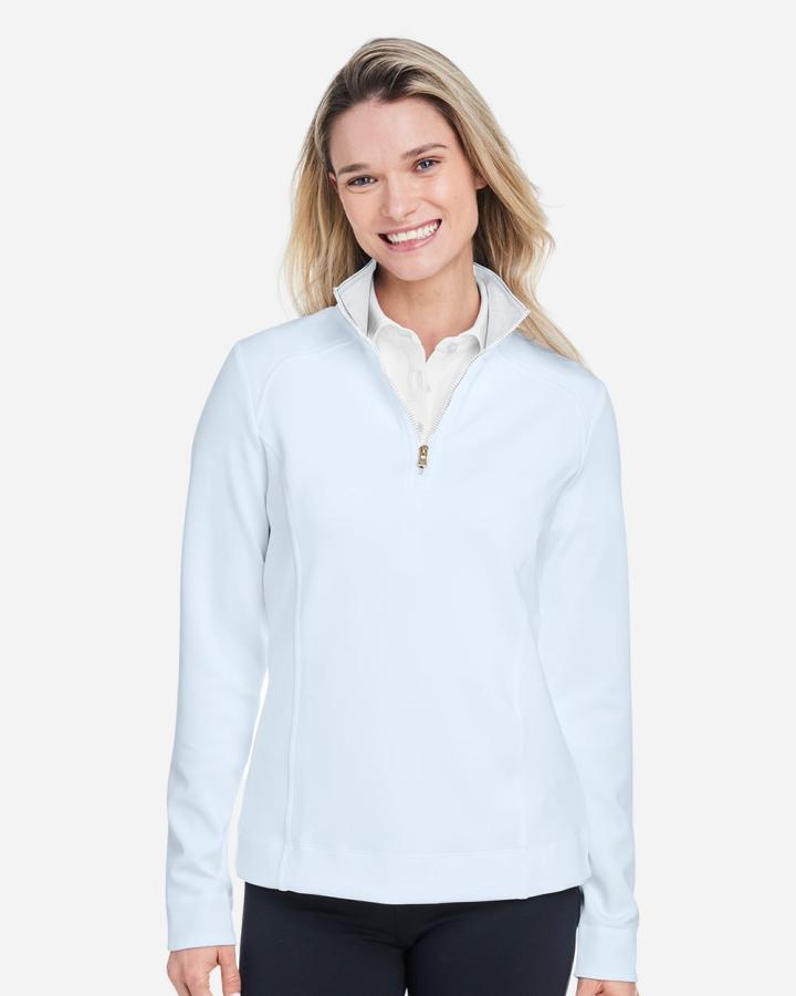 Ladies‘ Wells Quarter-Zip Tech Pullover - F12250-FairwayGreene