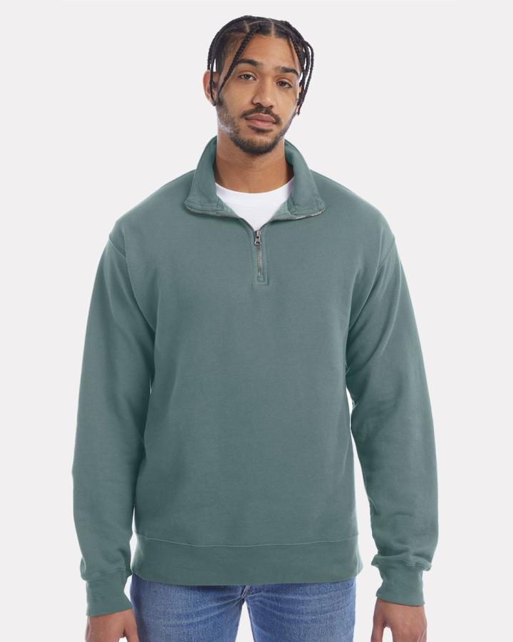 Unisex Quarter-Zip Sweatshirt - GDH425-ComfortwashByHanes