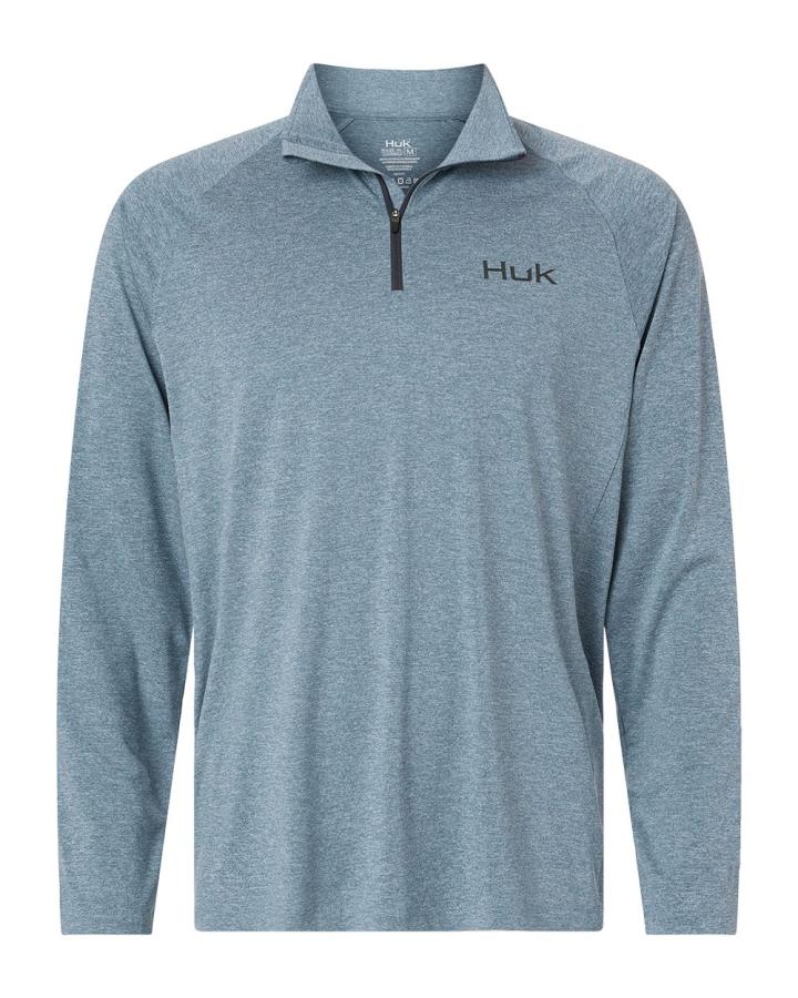 Men‘s Airweight Heather Quarter-Zip Pullover - H1200715-Huk