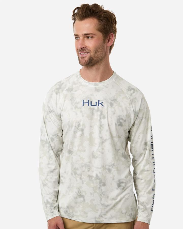 Men‘s Airweight KS Printed Crewneck Pullover - H1200718-Huk