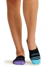 1-5 Pr Pack No Show Socks - HIDEOUT-Cherokee