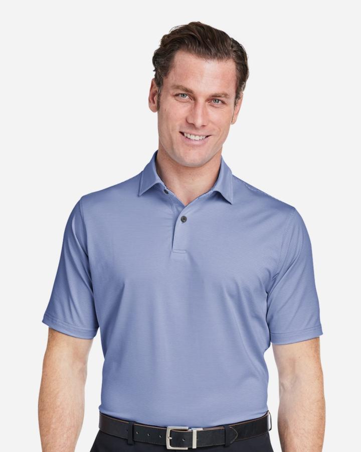 Men‘s USA Made Mini Stripe Tech Polo - I11526-FairwayGreene