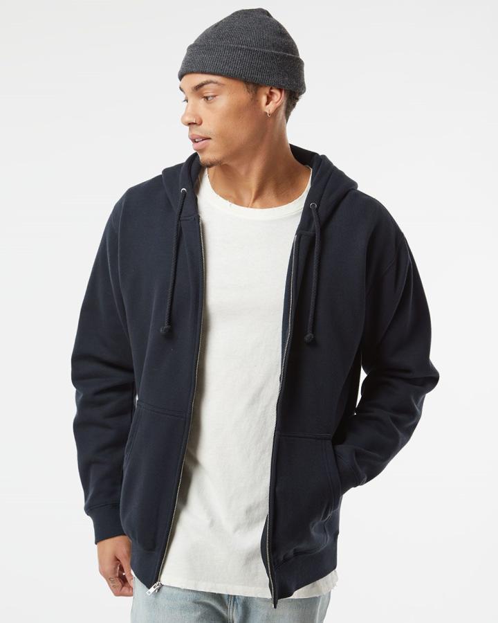 Heavyweight Full-Zip Hooded Sweatshirt - IND4000Z-Independent_Trading_Co