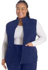 Zip Front Quilted Vest - IP306A-Inspira