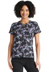Round Neck Print Top - IP723-Inspira