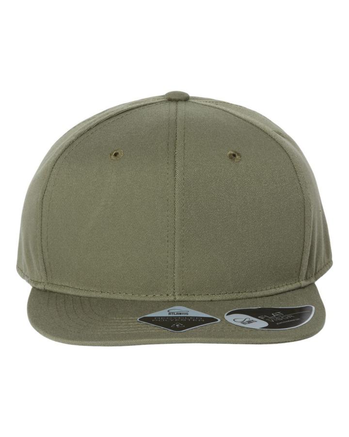 Sustainable Flat Bill Cap - JAMES-AtlantisHeadwear