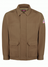 Brown Duck Lined Bomber Jacket CAT 3 - JLB6-Bulwark