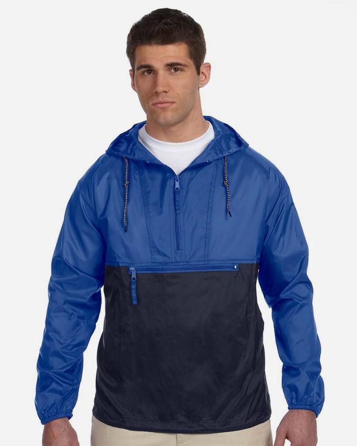 Adult Packable Nylon Jacket - M750-Harriton
