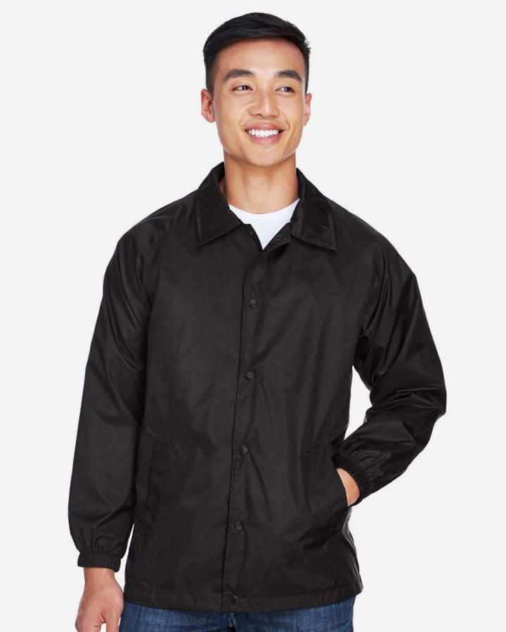 Adult Nylon Staff Jacket - M775-Harriton
