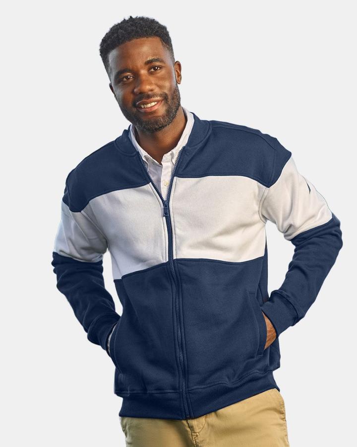 Anchor Bomber Full-Zip Fleece Jacket - N17928-Nautica
