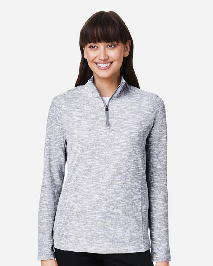 Ladies‘ Eclipse Jacquard Quarter-Zip - NE415W-North_End