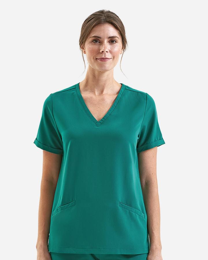 Ladies‘ Invincible V-Neck Stretch Scrub Top - NN310-OnnaByPremier