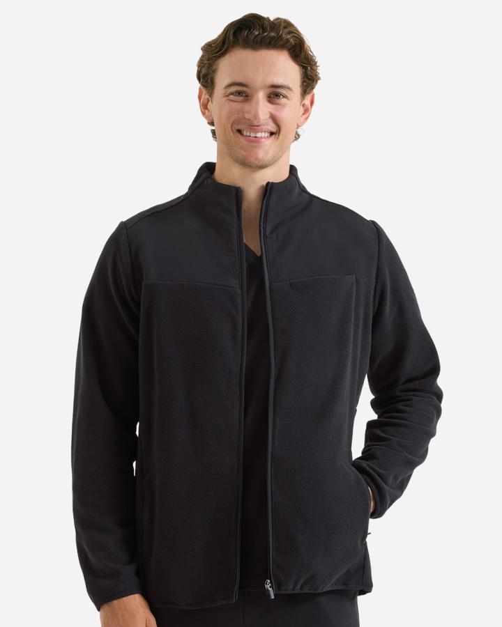 Men‘s Agility Panelled Fleece Full-Zip Jacket - NN800-OnnaByPremier