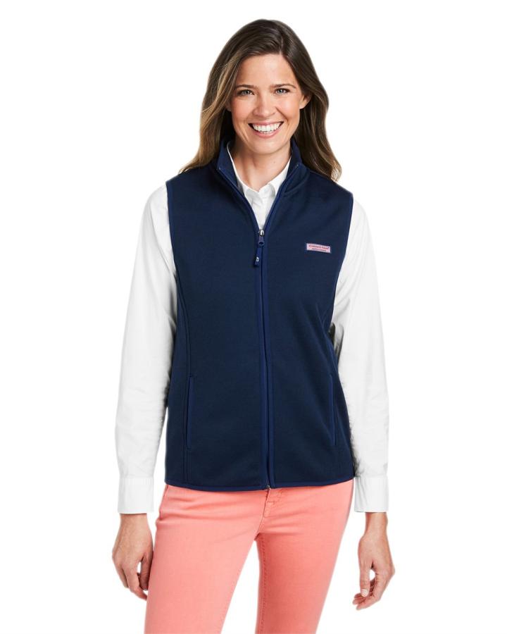 Ladies‘ Mountain Sweater Fleece Vest - O001411-VineyardVines
