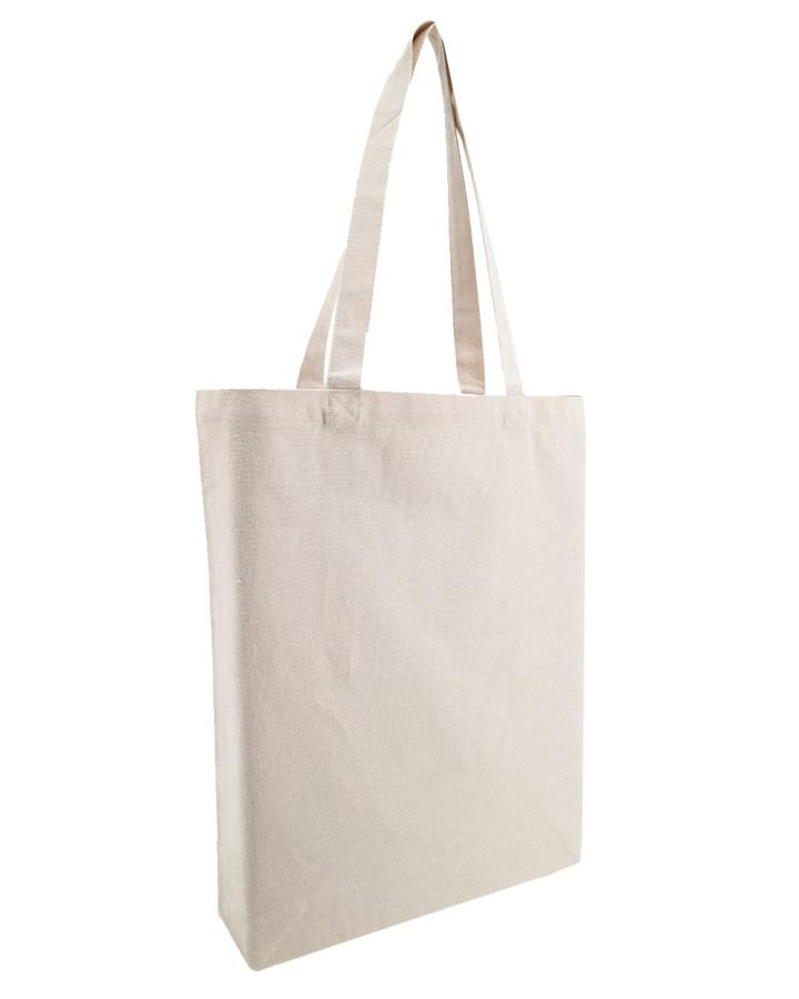 Midweight Recycled Cotton Gusseted Tote - OAD106R-Oad