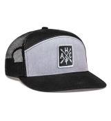 6-Panel Arch Trucker Snapback Cap - P787-PacificHeadwear