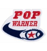 Football Emb Patch - PWFBPT-PopWarner