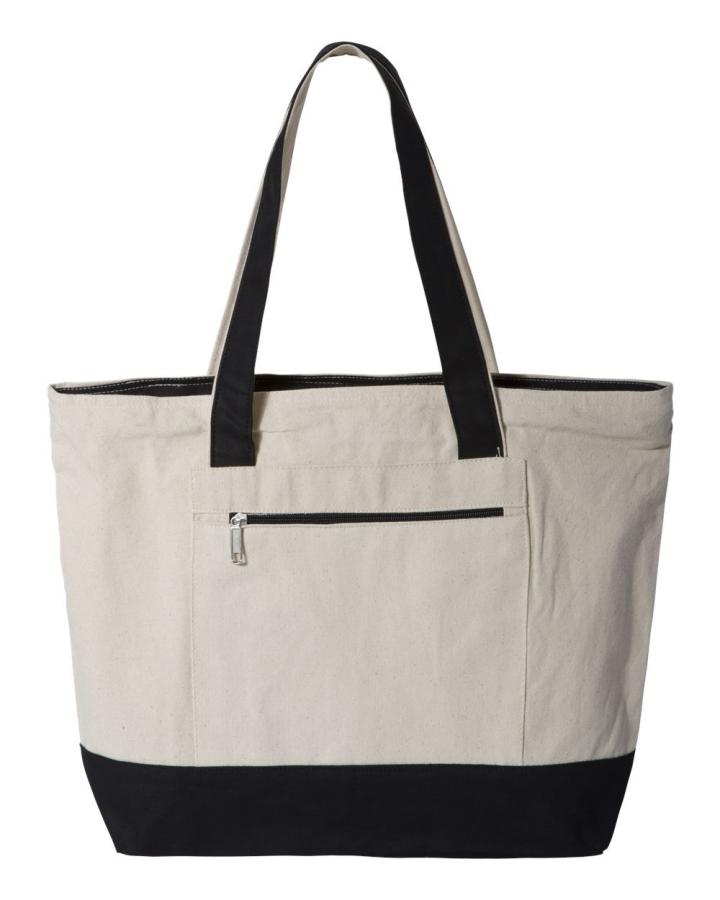 19L Zippered Tote - Q1300-Q_Tees