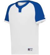Baseline Covered Placket Baseball Jersey - R02X3M-Russell_Athletic