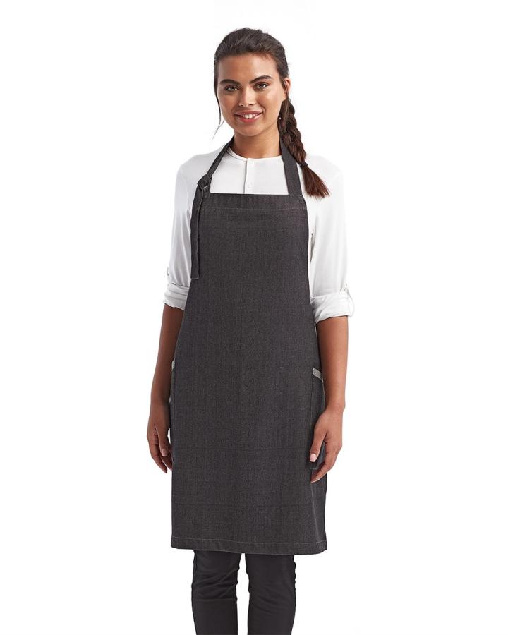 Unisex â€˜Regenerateâ€™ Recycled Bib Apron - RP122-ArtisanCollectionByReprime