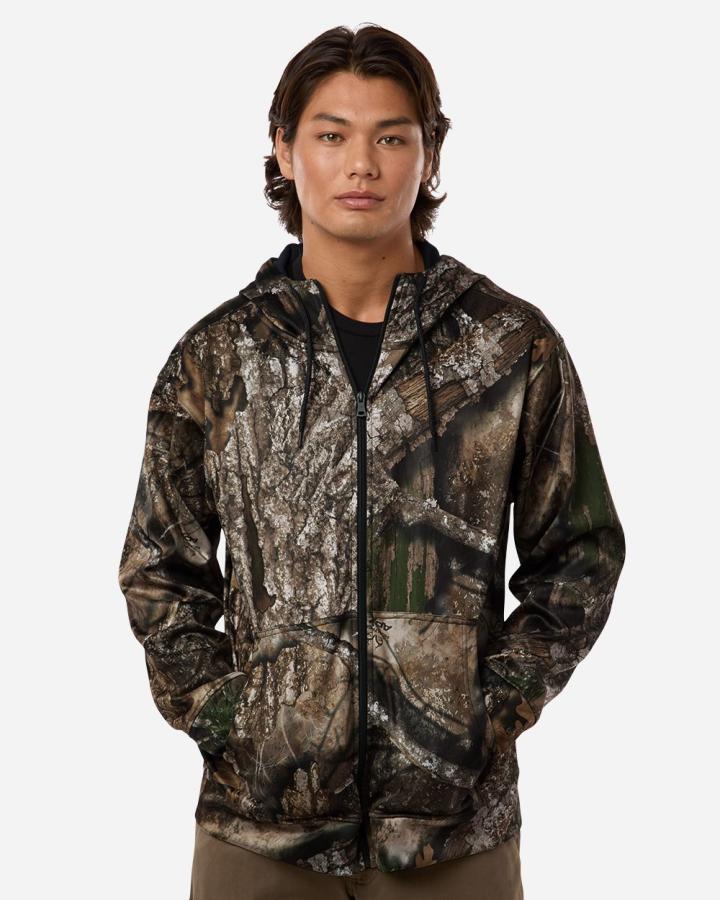 Unisex Realtree Performance Full-Zip Hooded Sweatshirt - RT5201-Realtree