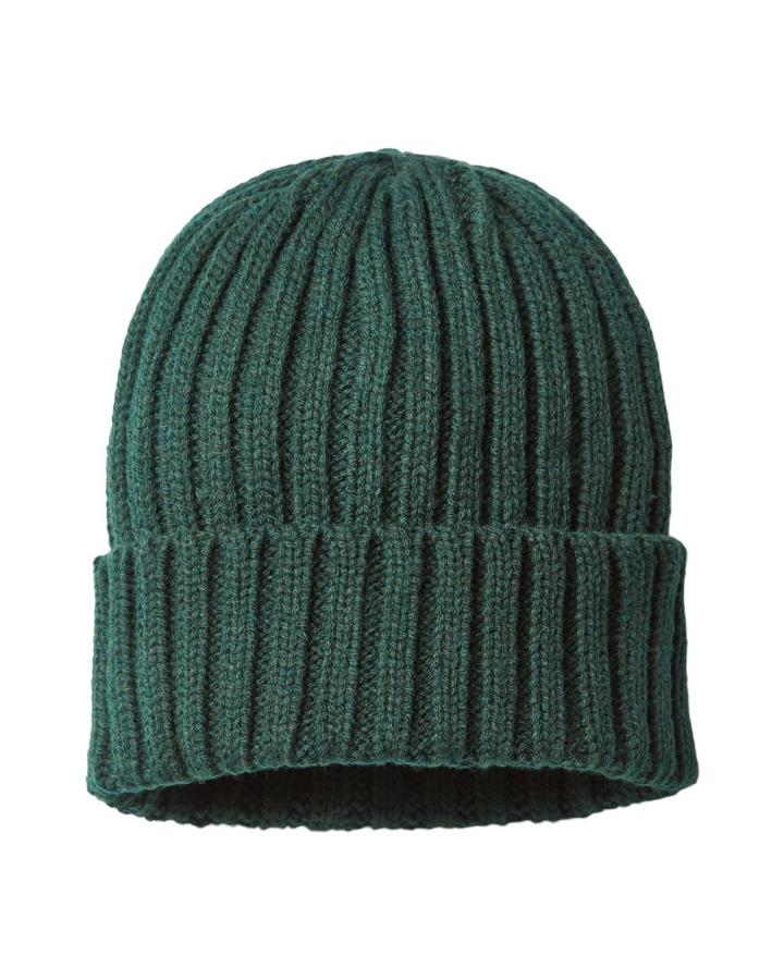 Sustainable Cable Knit Cuffed Beanie - SHORE-AtlantisHeadwear